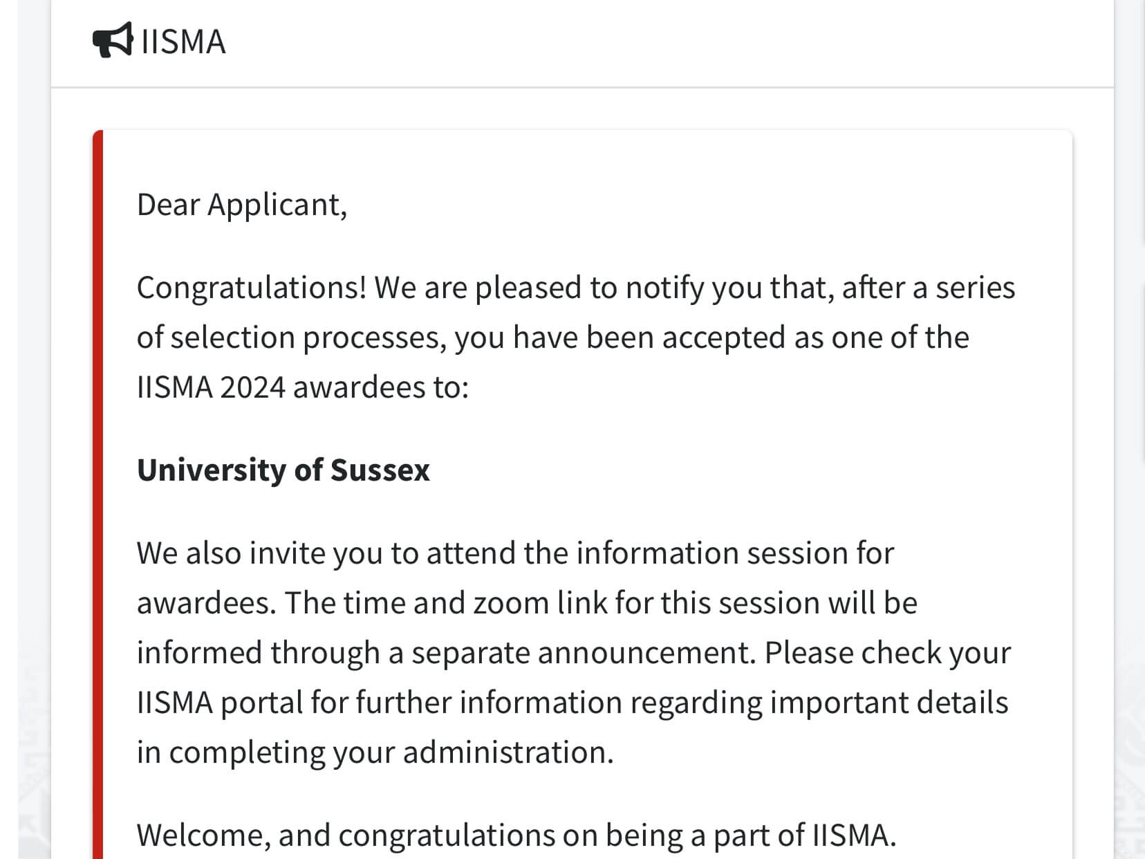 IISMA